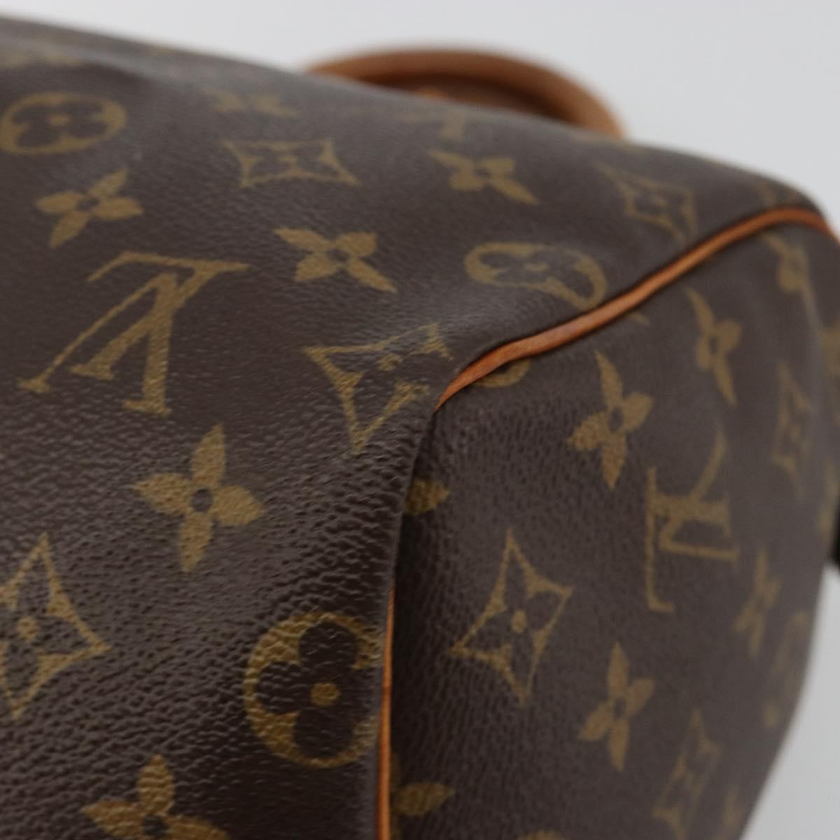 LOUIS VUITTON Monogram Speedy 25 Hand Bag M41528 LV Auth am12008A