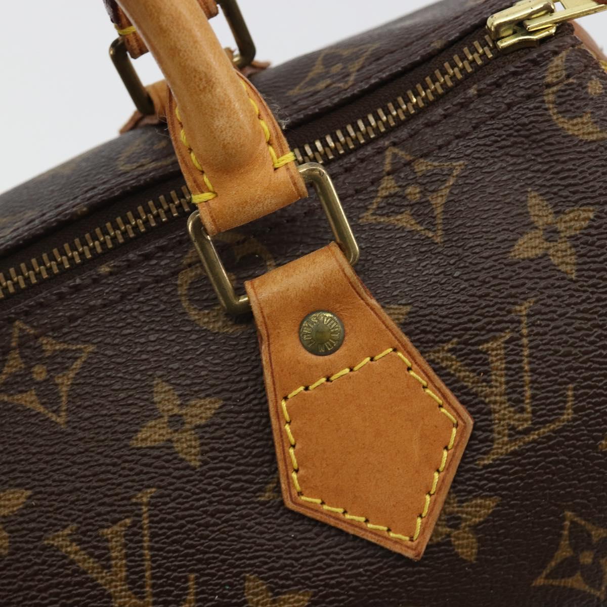 LOUIS VUITTON Monogram Speedy 25 Hand Bag M41528 LV Auth am12008A