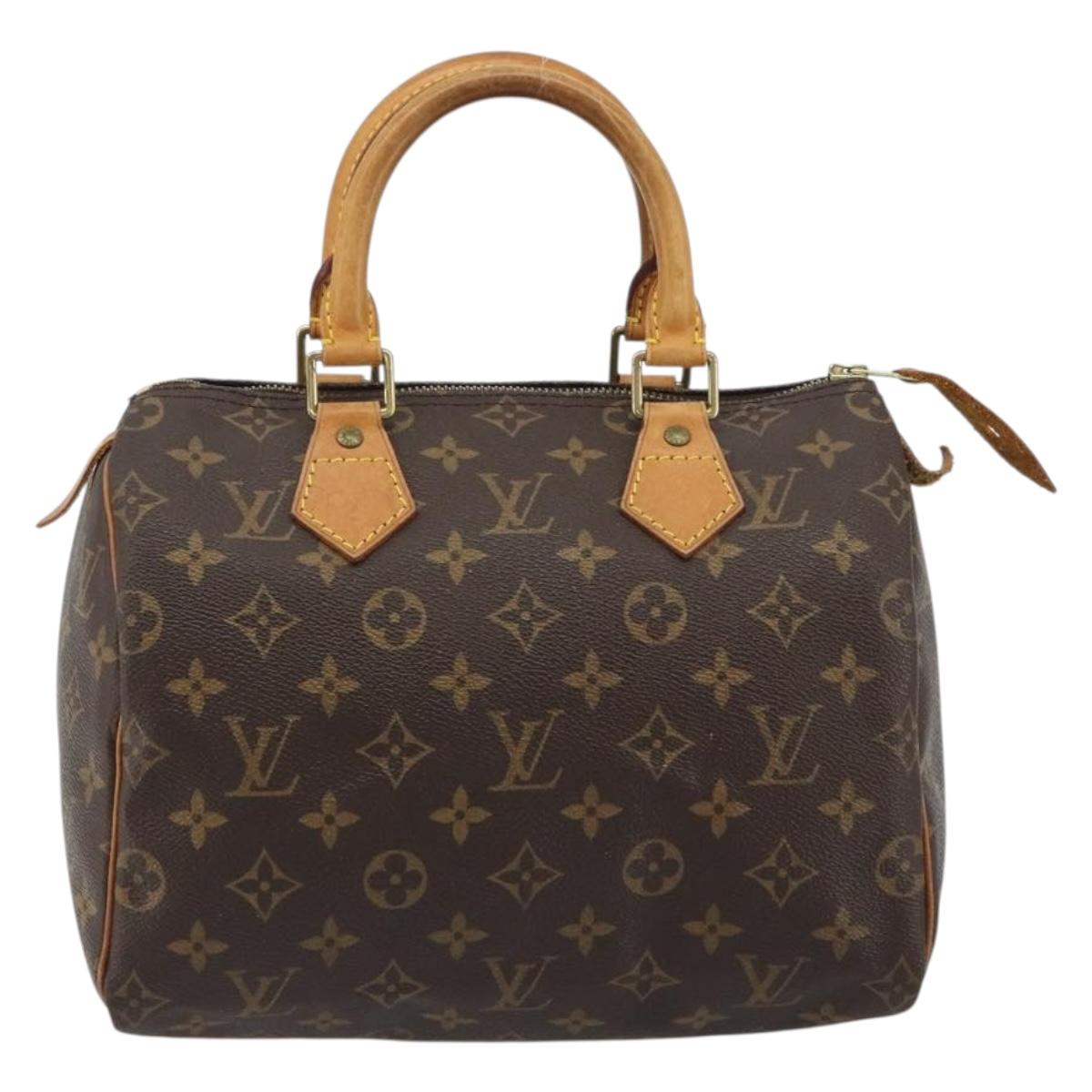 LOUIS VUITTON Monogram Speedy 25 Hand Bag M41528 LV Auth am12008A