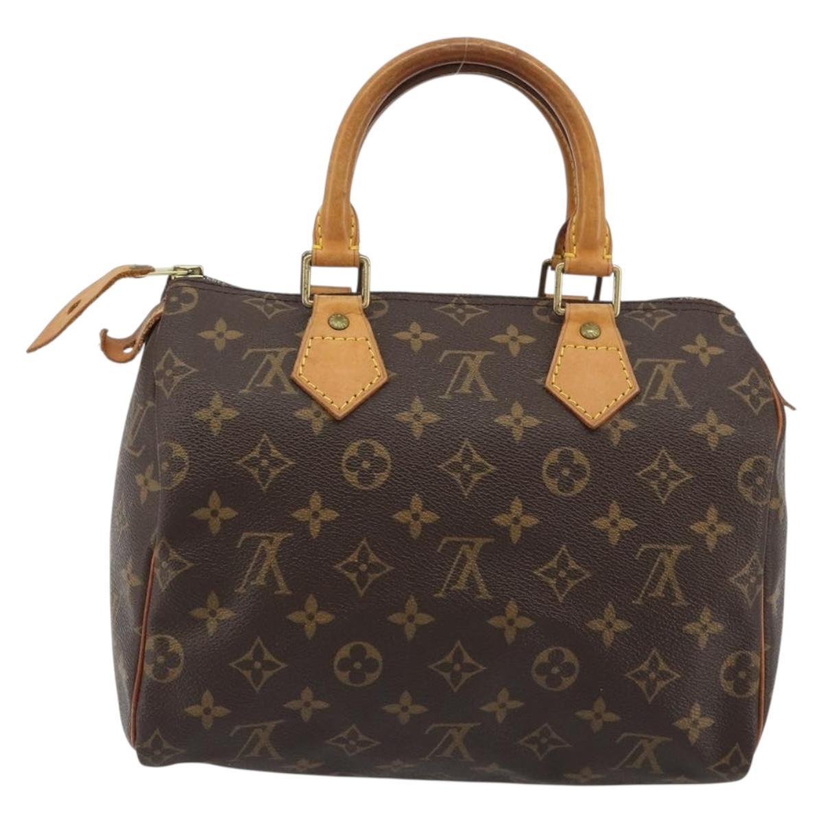 LOUIS VUITTON Monogram Speedy 25 Hand Bag M41528 LV Auth am12008A