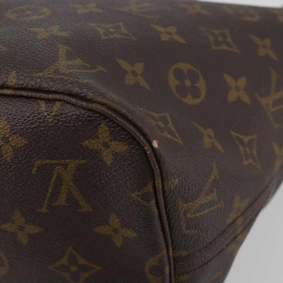 LOUIS VUITTON Monogram Neverfull MM Tote Bag M40156 LV Auth am12011A