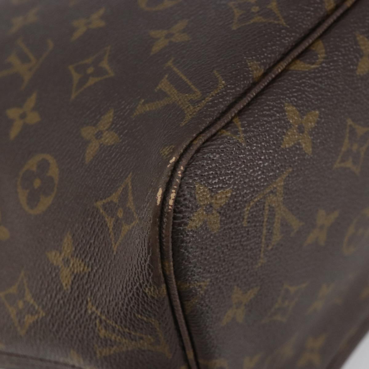LOUIS VUITTON Monogram Neverfull MM Tote Bag M40156 LV Auth am12011A