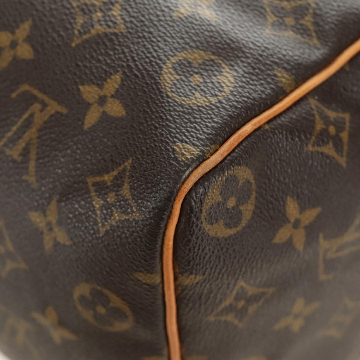 LOUIS VUITTON Monogram Speedy 35 Hand Bag M41524 LV Auth am12014V
