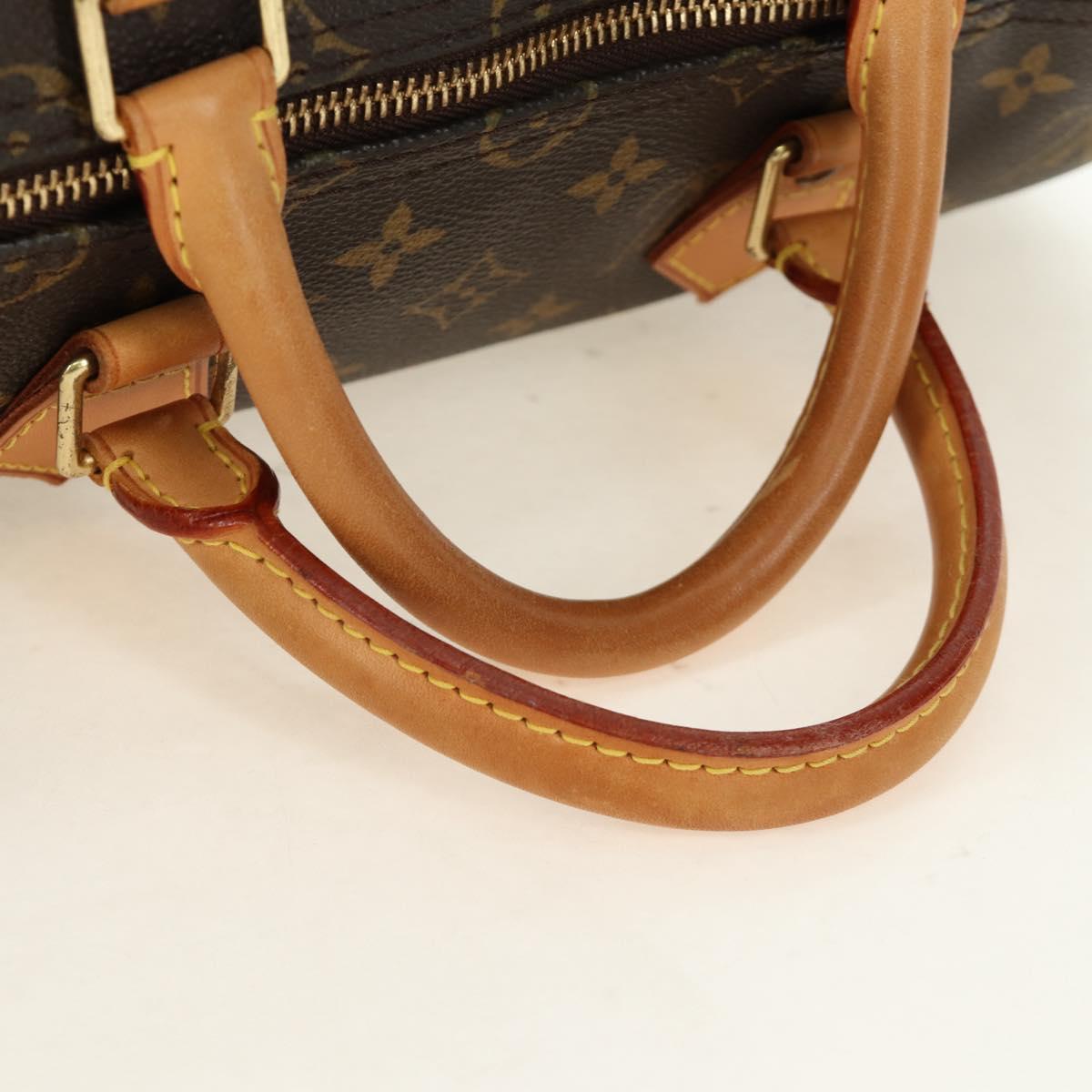 LOUIS VUITTON Monogram Speedy 35 Hand Bag M41524 LV Auth am12014V