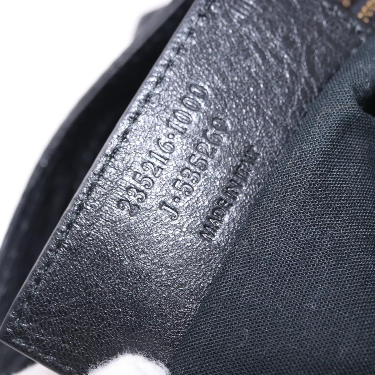 BALENCIAGA The Vero Hand Bag Leather Black 235216 Auth am12018SM