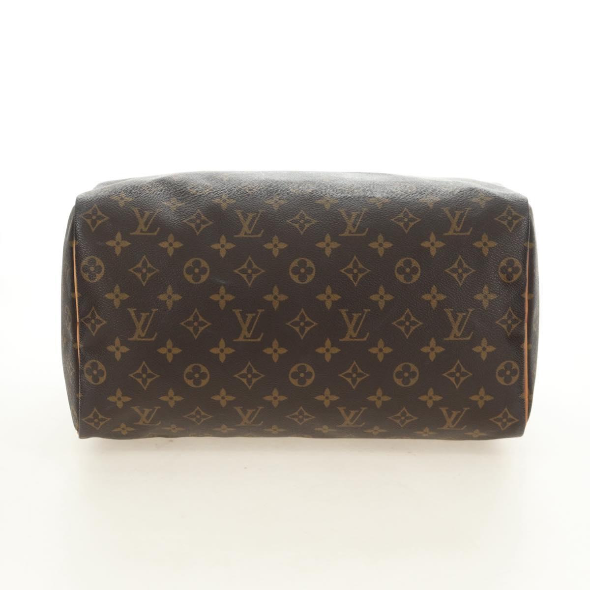 LOUIS VUITTON Monogram Speedy 35 Hand Bag M41524 LV Auth am12023V