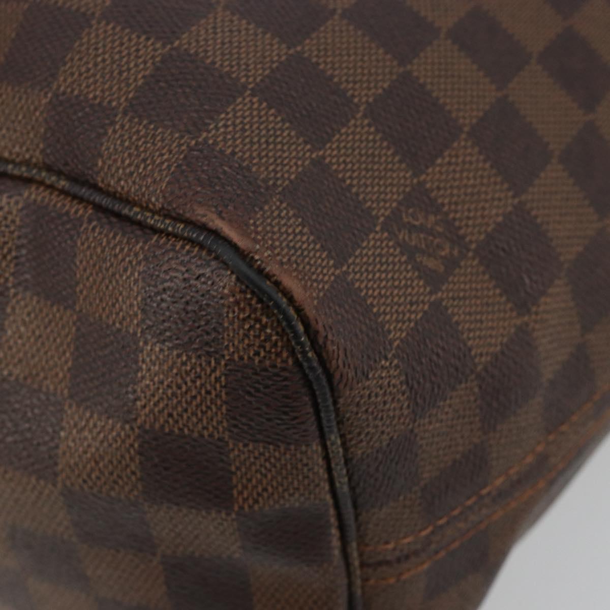 LOUIS VUITTON Damier Ebene Neverfull MM Tote Bag N51105 LV Auth am12029