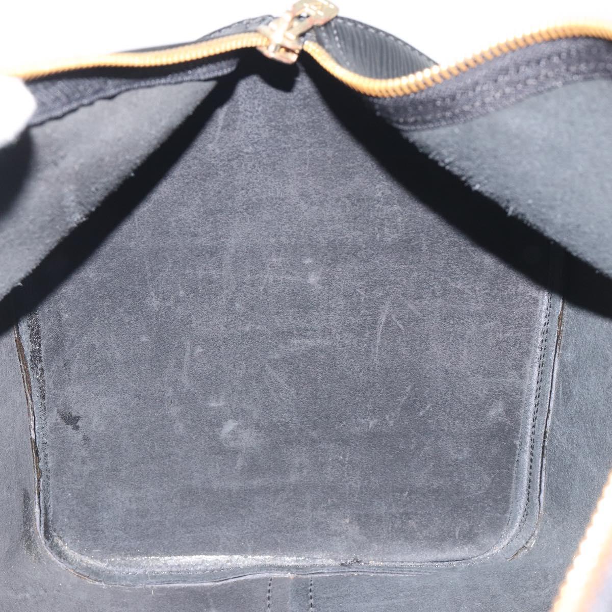 LOUIS VUITTON Epi Keepall 45 Boston Bag Black M42972 LV Auth am12043