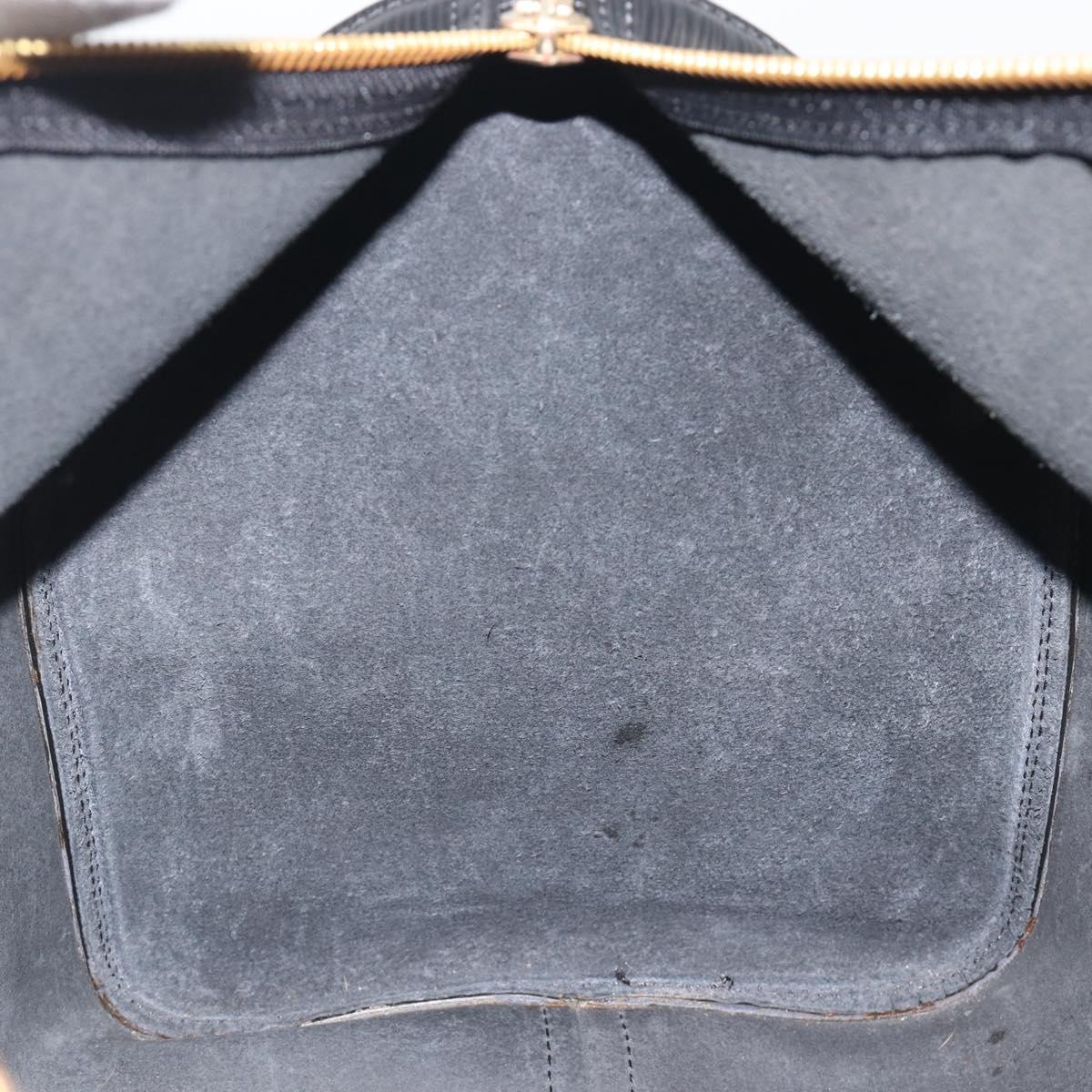LOUIS VUITTON Epi Keepall 45 Boston Bag Black M42972 LV Auth am12043