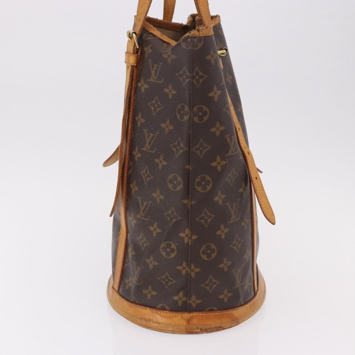 LOUIS VUITTON Monogram Bucket GM Shoulder Bag M42236 LV Auth am12051