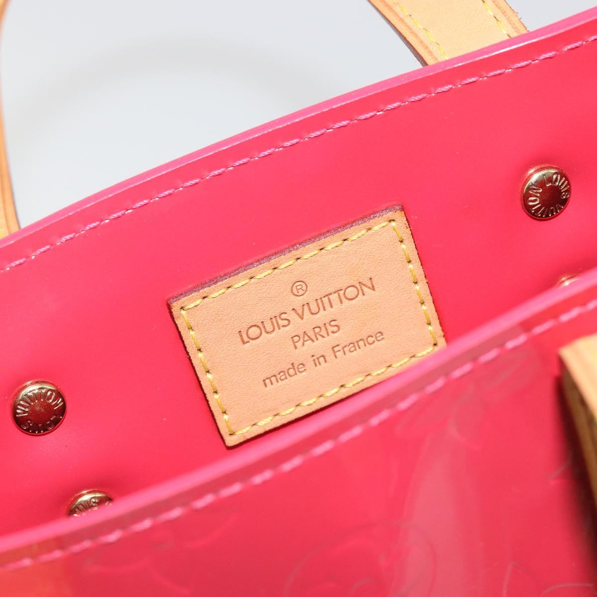 LOUIS VUITTON Monogram Vernis Reade PM Bag Fuchsia Pink M91221 LV Auth am12061V