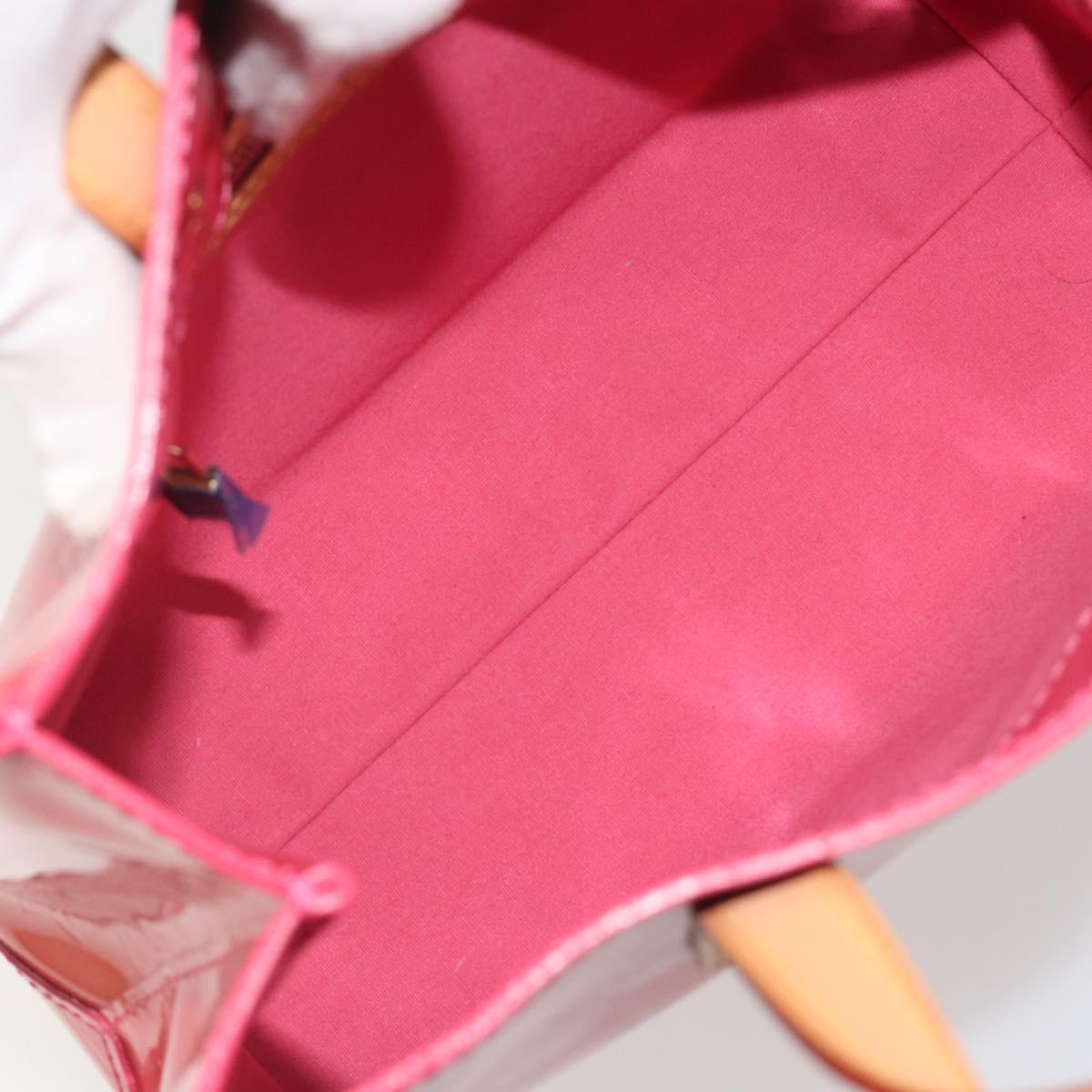 LOUIS VUITTON Monogram Vernis Reade PM Bag Fuchsia Pink M91221 LV Auth am12061V