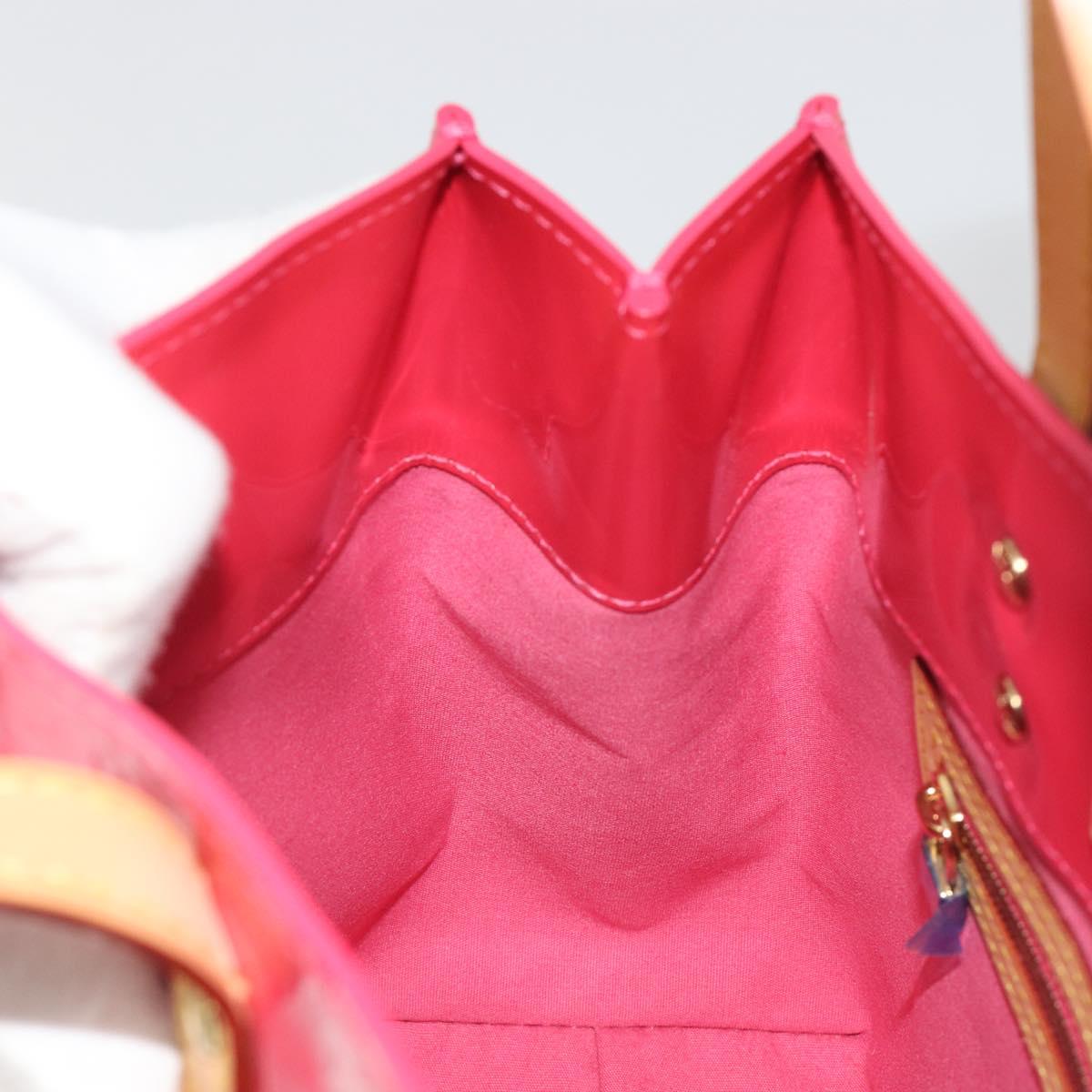 LOUIS VUITTON Monogram Vernis Reade PM Bag Fuchsia Pink M91221 LV Auth am12061V