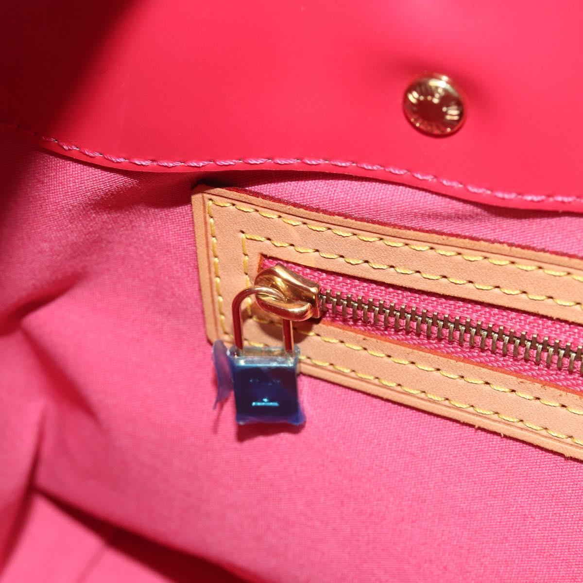LOUIS VUITTON Monogram Vernis Reade PM Bag Fuchsia Pink M91221 LV Auth am12061V