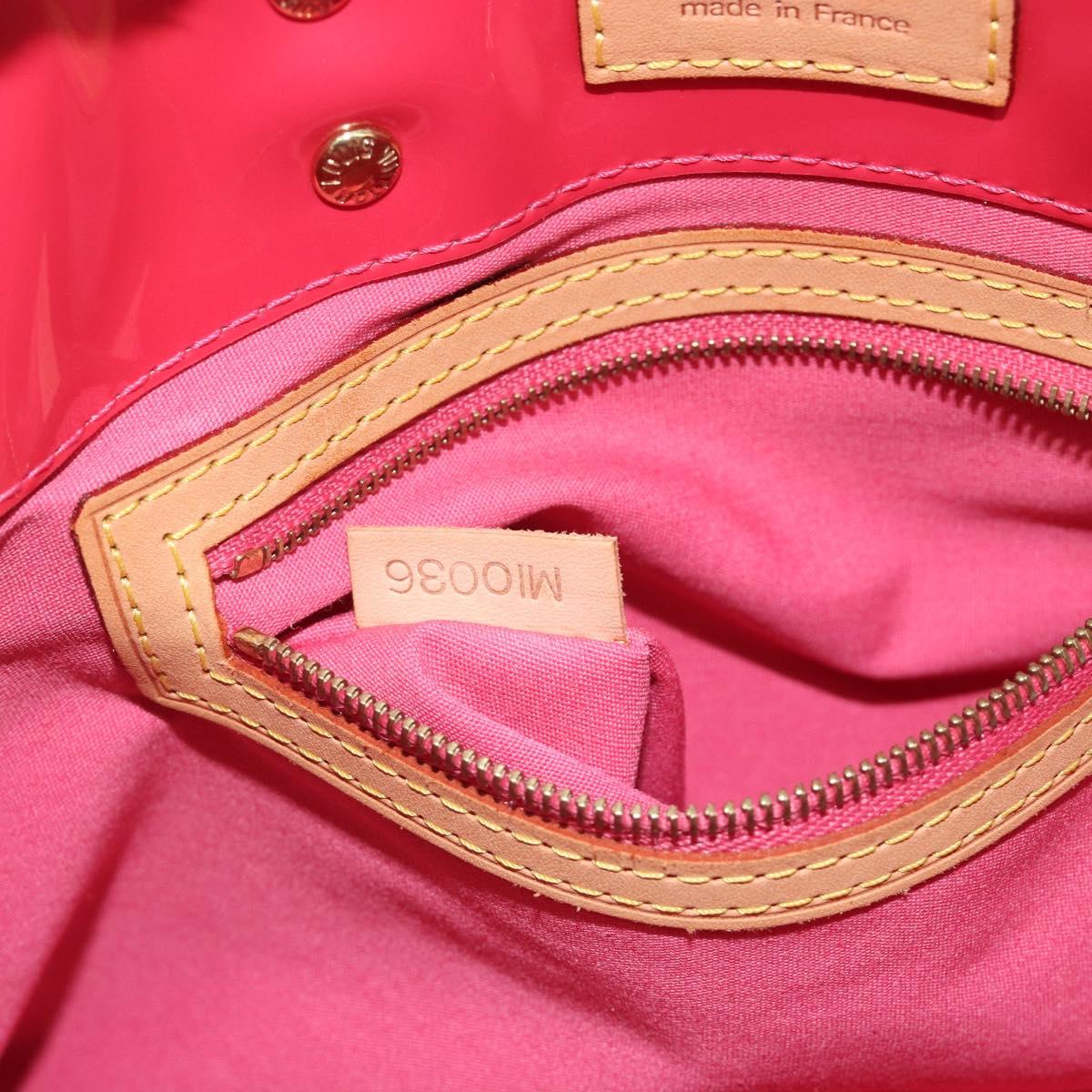 LOUIS VUITTON Monogram Vernis Reade PM Bag Fuchsia Pink M91221 LV Auth am12061V