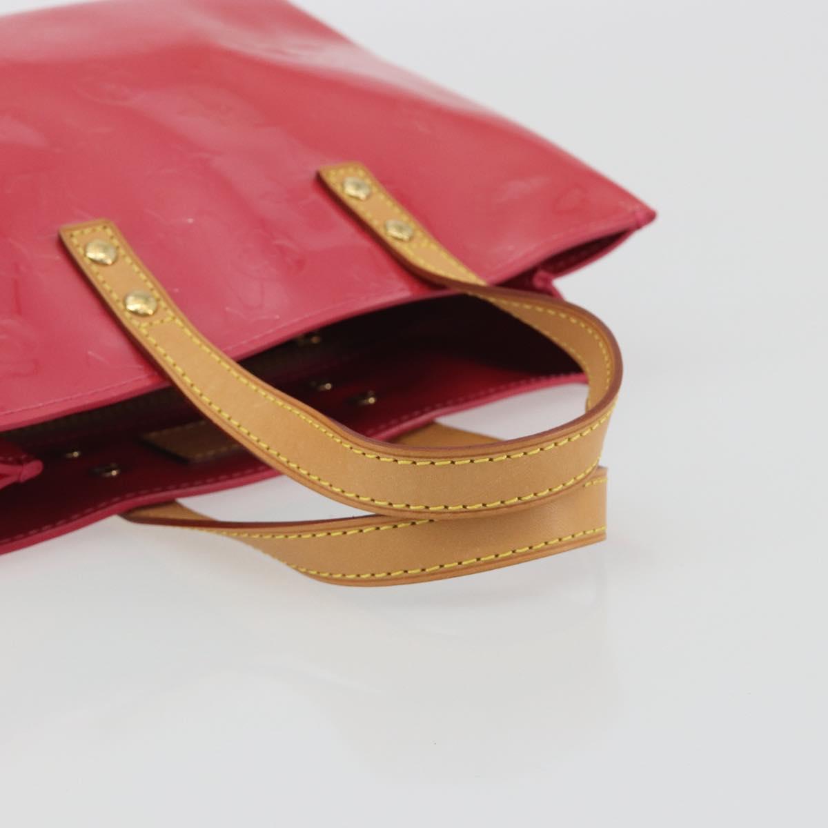 LOUIS VUITTON Monogram Vernis Reade PM Bag Fuchsia Pink M91221 LV Auth am12061V