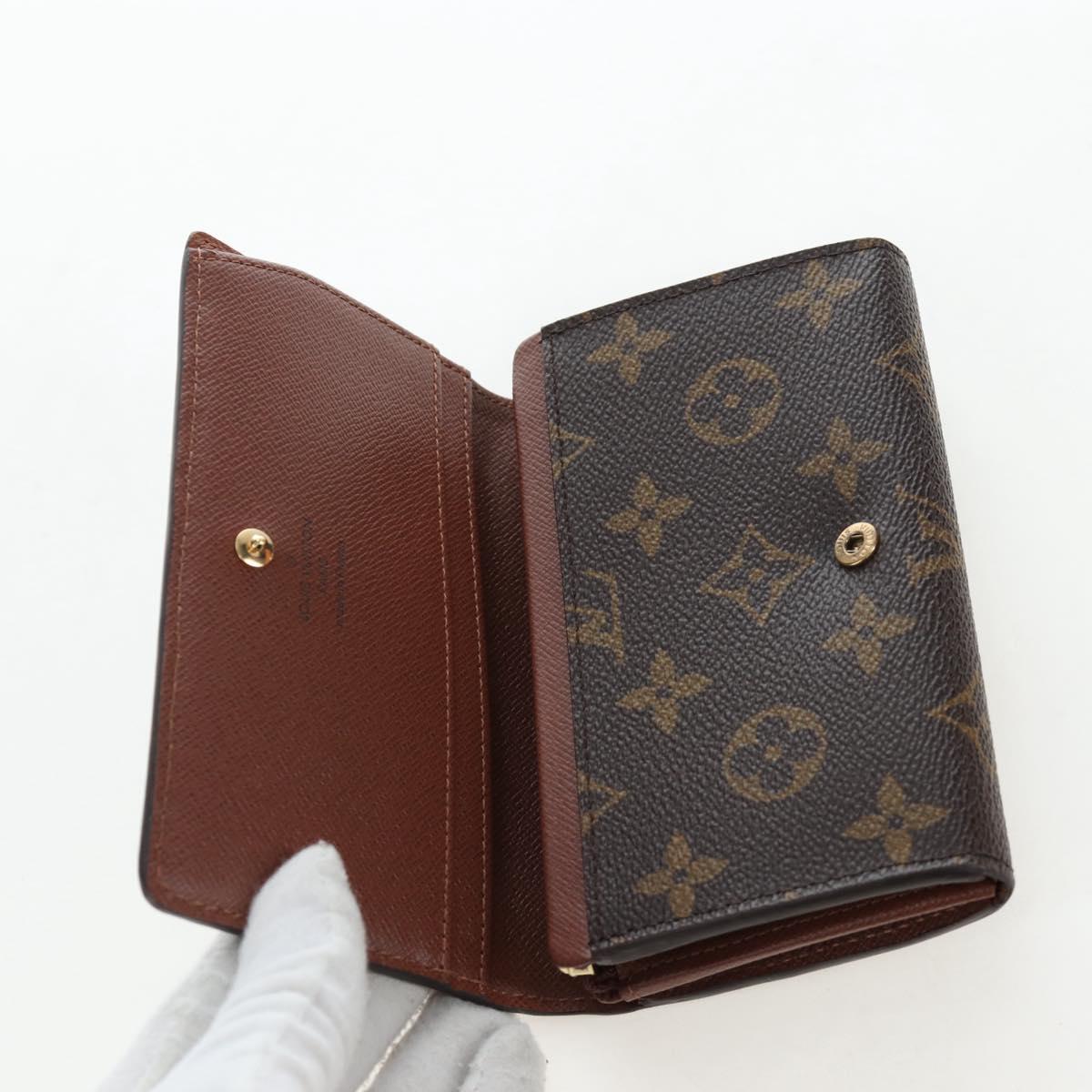 LOUIS VUITTON Monogram Portefeuille Tresol Wallet M61736 LV Auth am12063V