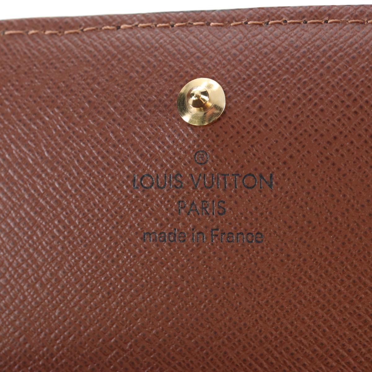 LOUIS VUITTON Monogram Portefeuille Tresol Wallet M61736 LV Auth am12063V