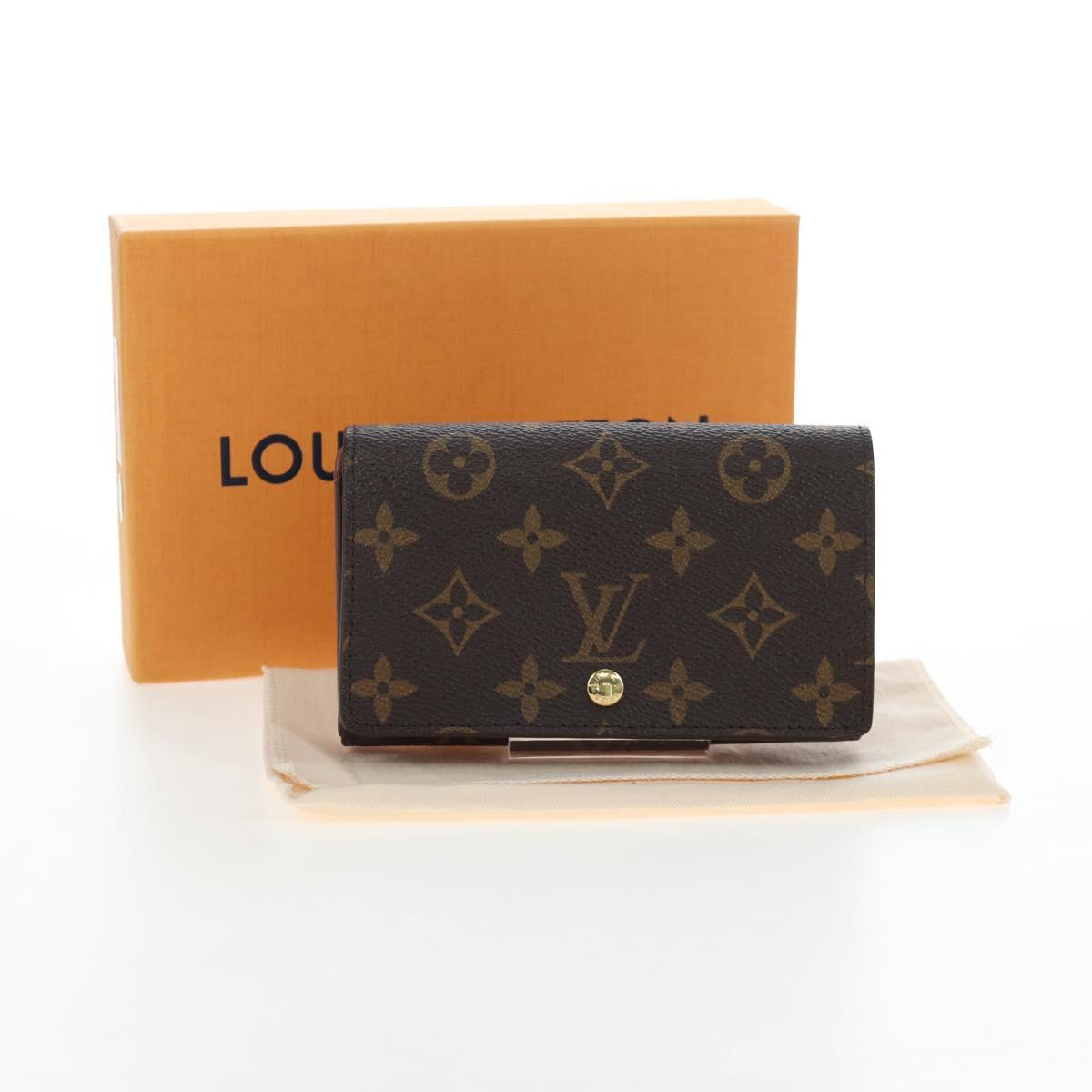 LOUIS VUITTON Monogram Portefeuille Tresol Wallet M61736 LV Auth am12063V