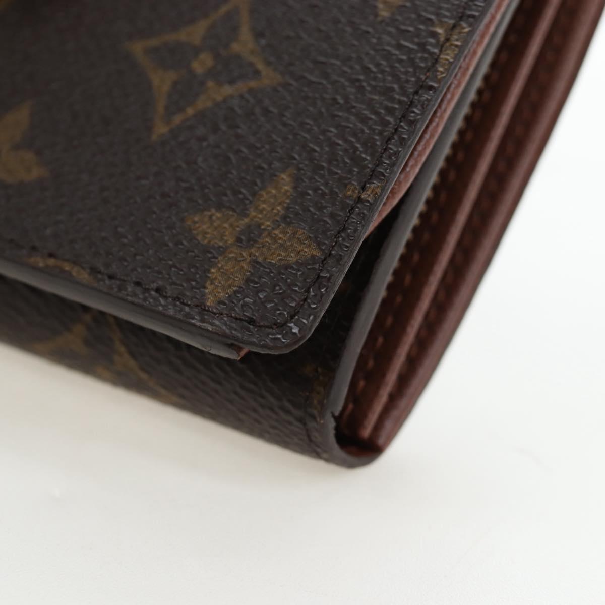 LOUIS VUITTON Monogram Portefeuille Tresol Wallet M61736 LV Auth am12063V