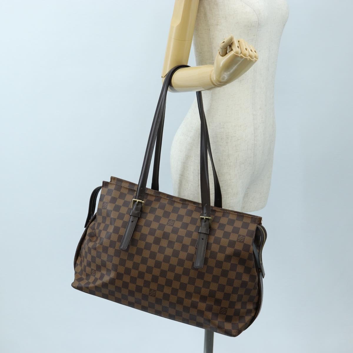 LOUIS VUITTON Damier Ebene Chelsea Tote Bag N51119 LV Auth am12069V