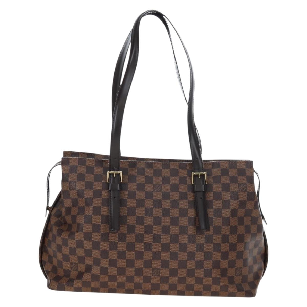 LOUIS VUITTON Damier Ebene Chelsea Tote Bag N51119 LV Auth am12069V