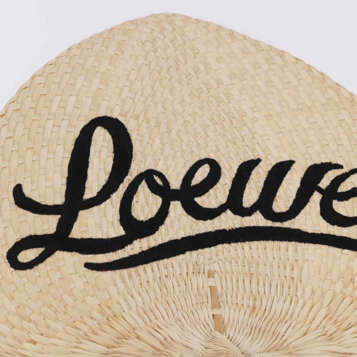LOEWE Fan Raffia Beige Auth am12083V