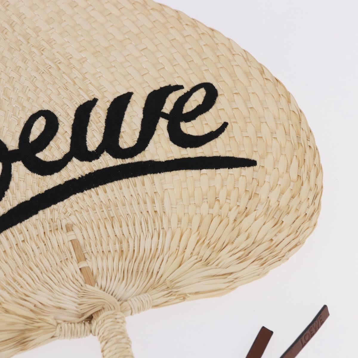 LOEWE Fan Raffia Beige Auth am12083V