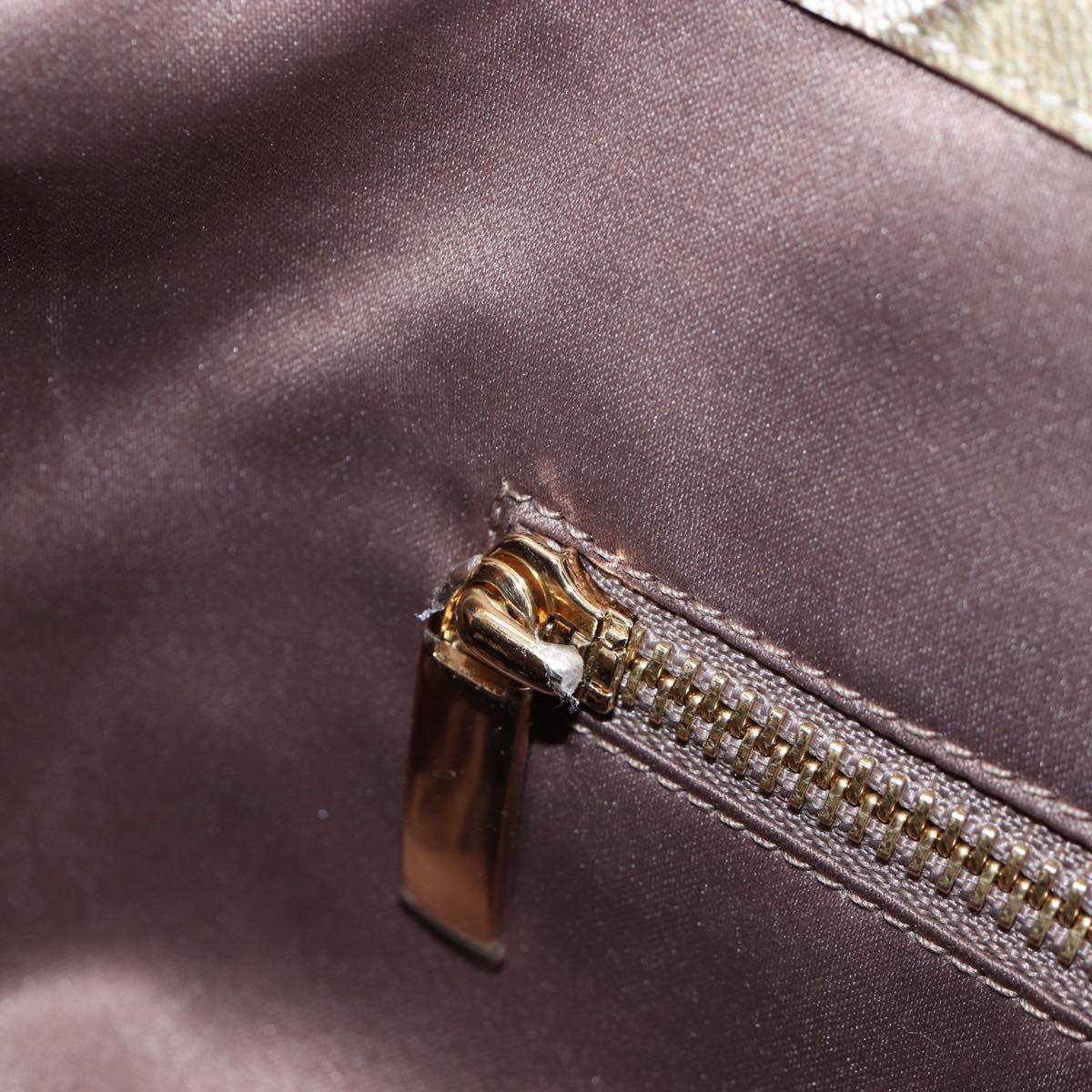 Salvatore Ferragamo Quill Hand Bag Leather 2way Multicolor Gold Auth am12096V