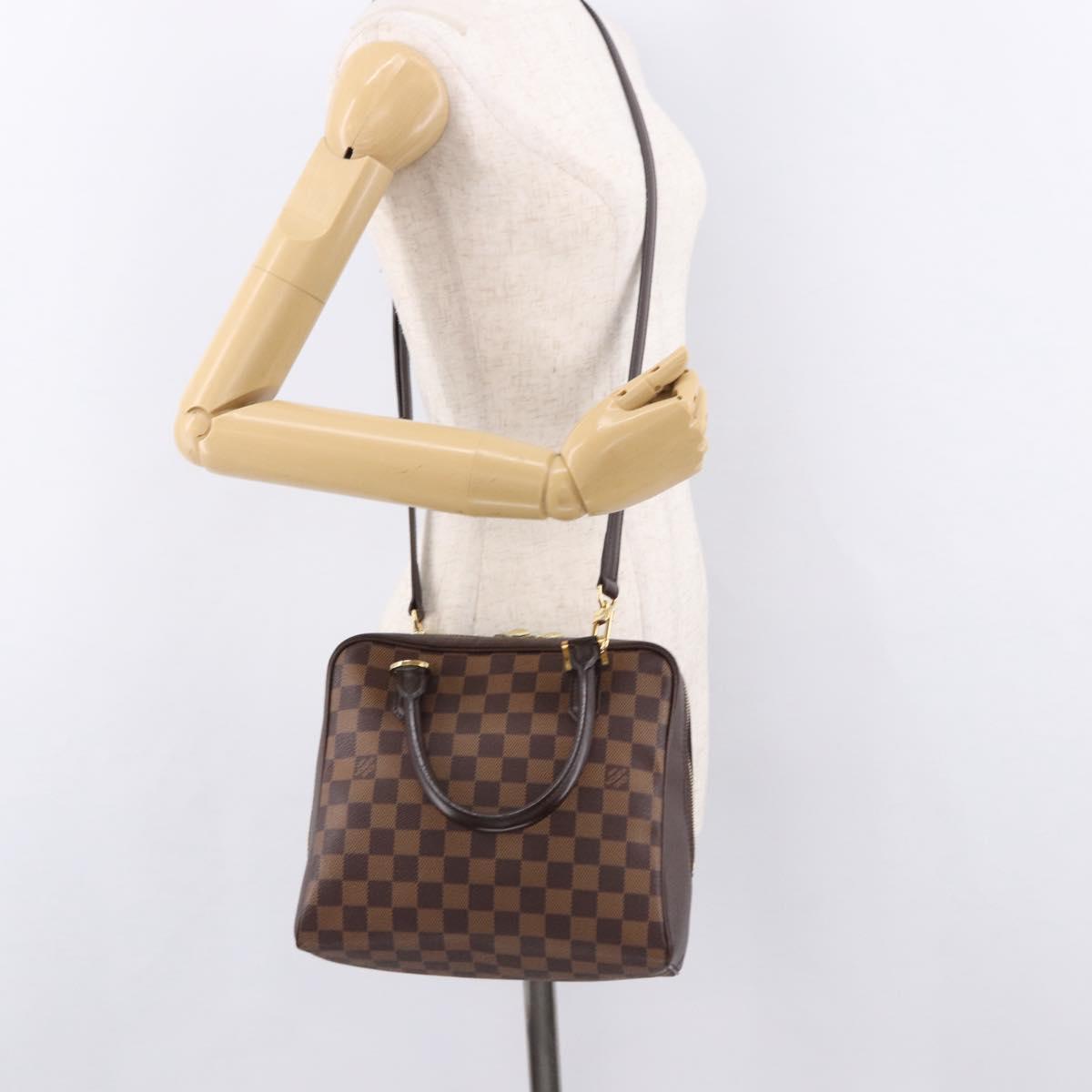 LOUIS VUITTON Damier Ebene Brera Hand Bag N51150 LV Auth am12107V
