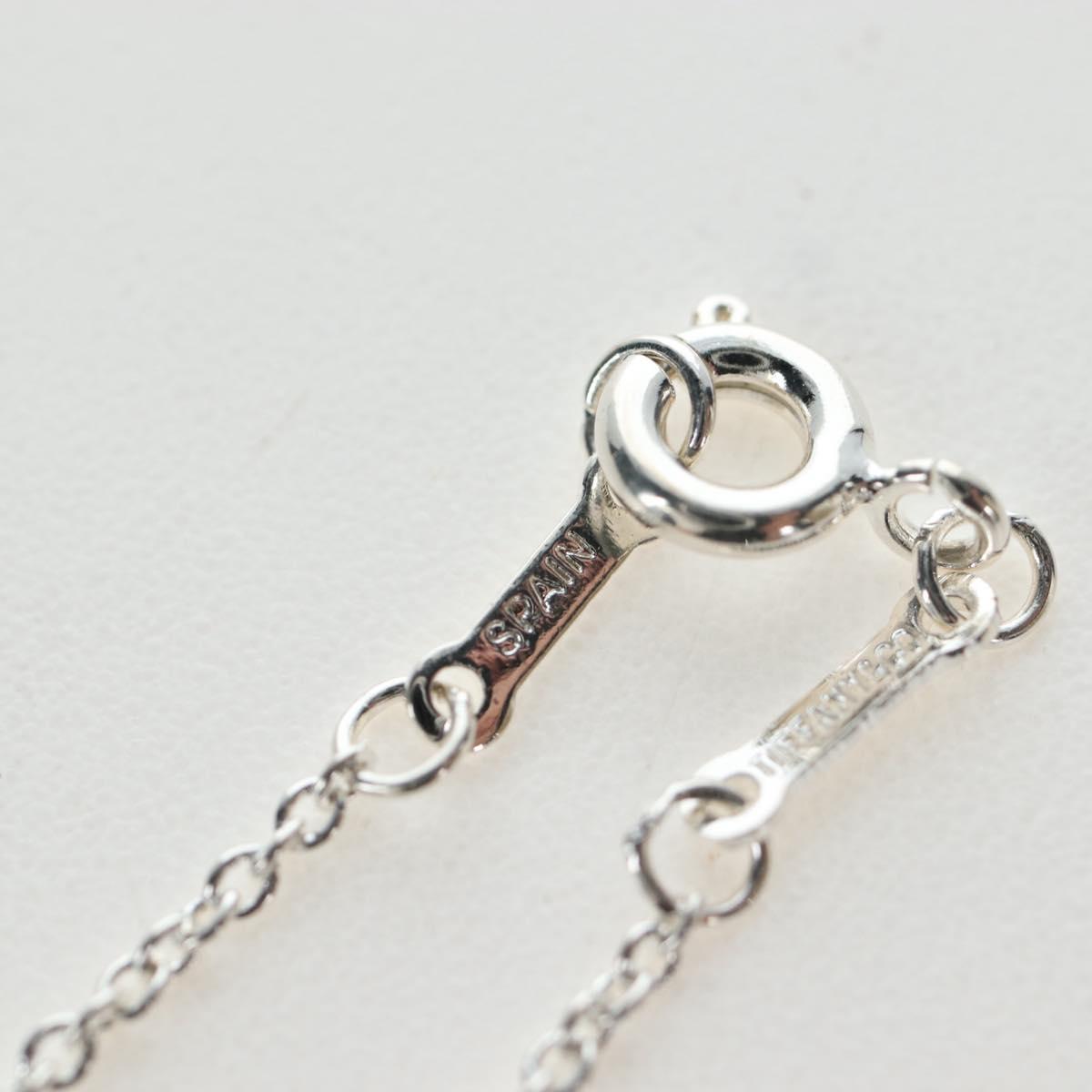 TIFFANY&Co. Double Rubbing Heart Necklace Ag925 Silver Auth am12119M