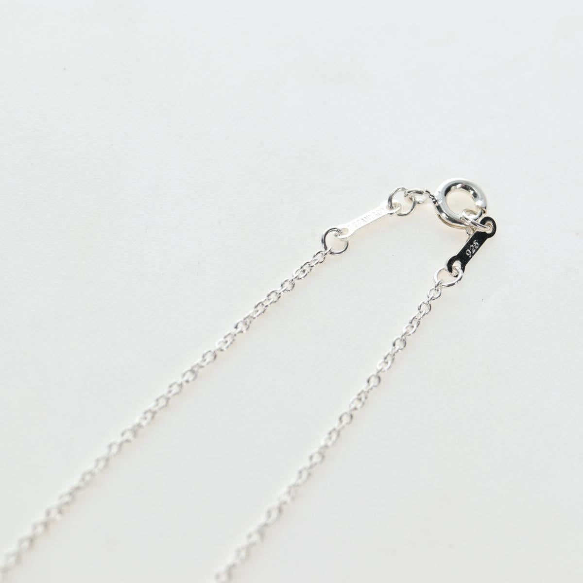 TIFFANY&Co. Double Rubbing Heart Necklace Ag925 Silver Auth am12119M