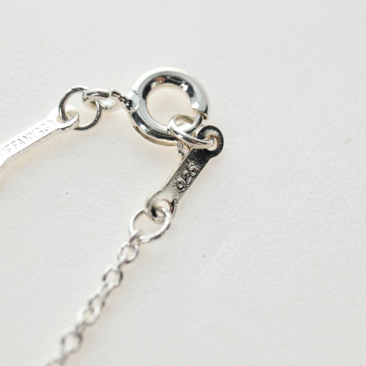 TIFFANY&Co. Double Rubbing Heart Necklace Ag925 Silver Auth am12119M