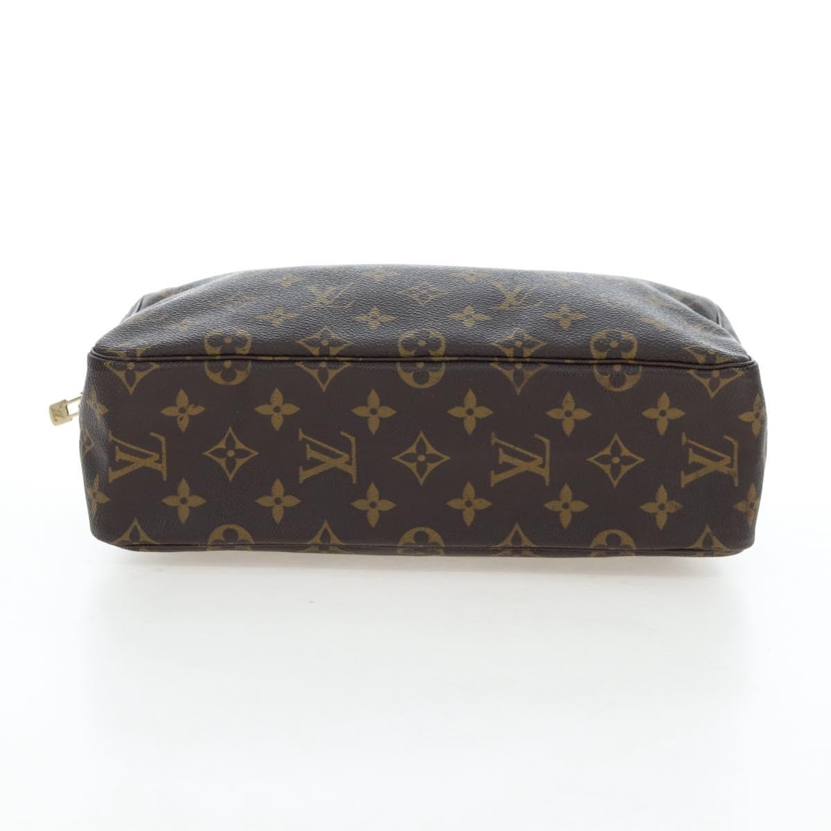 LOUIS VUITTON Monogram Trousse Toilette 28 Clutch Bag M47522 LV Auth am12143V