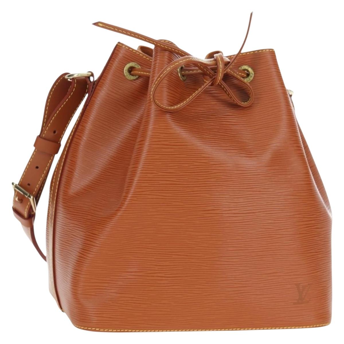 LOUIS VUITTON Epi Petit Noe Shoulder Bag Zipangu Gold M44108 LV Auth am12147V
