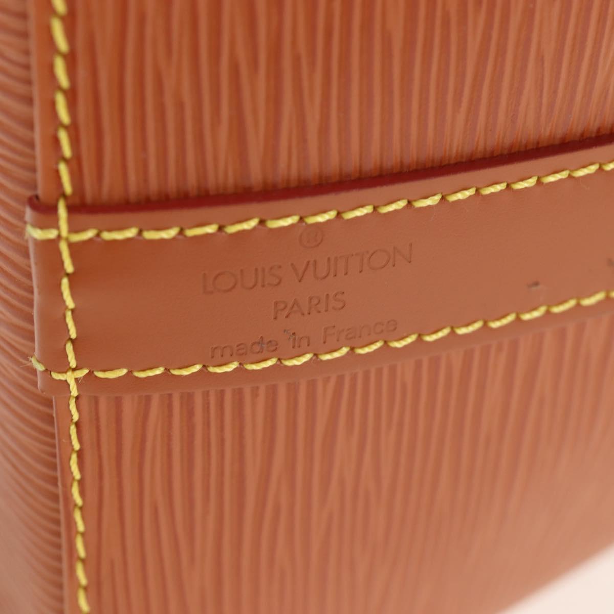 LOUIS VUITTON Epi Petit Noe Shoulder Bag Zipangu Gold M44108 LV Auth am12147V