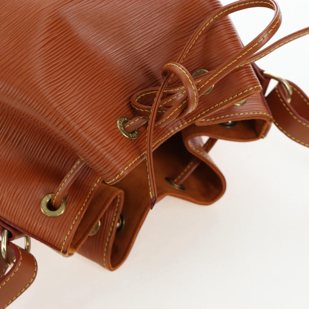 LOUIS VUITTON Epi Petit Noe Shoulder Bag Zipangu Gold M44108 LV Auth am12147V