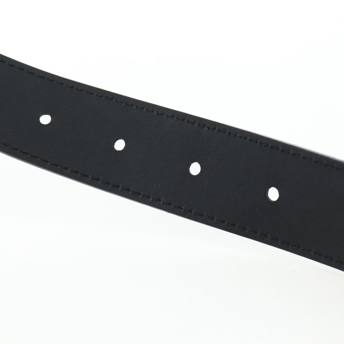 LOUIS VUITTON Multicolor Ceinture LV Cut Belt Black LV Auth am12148A