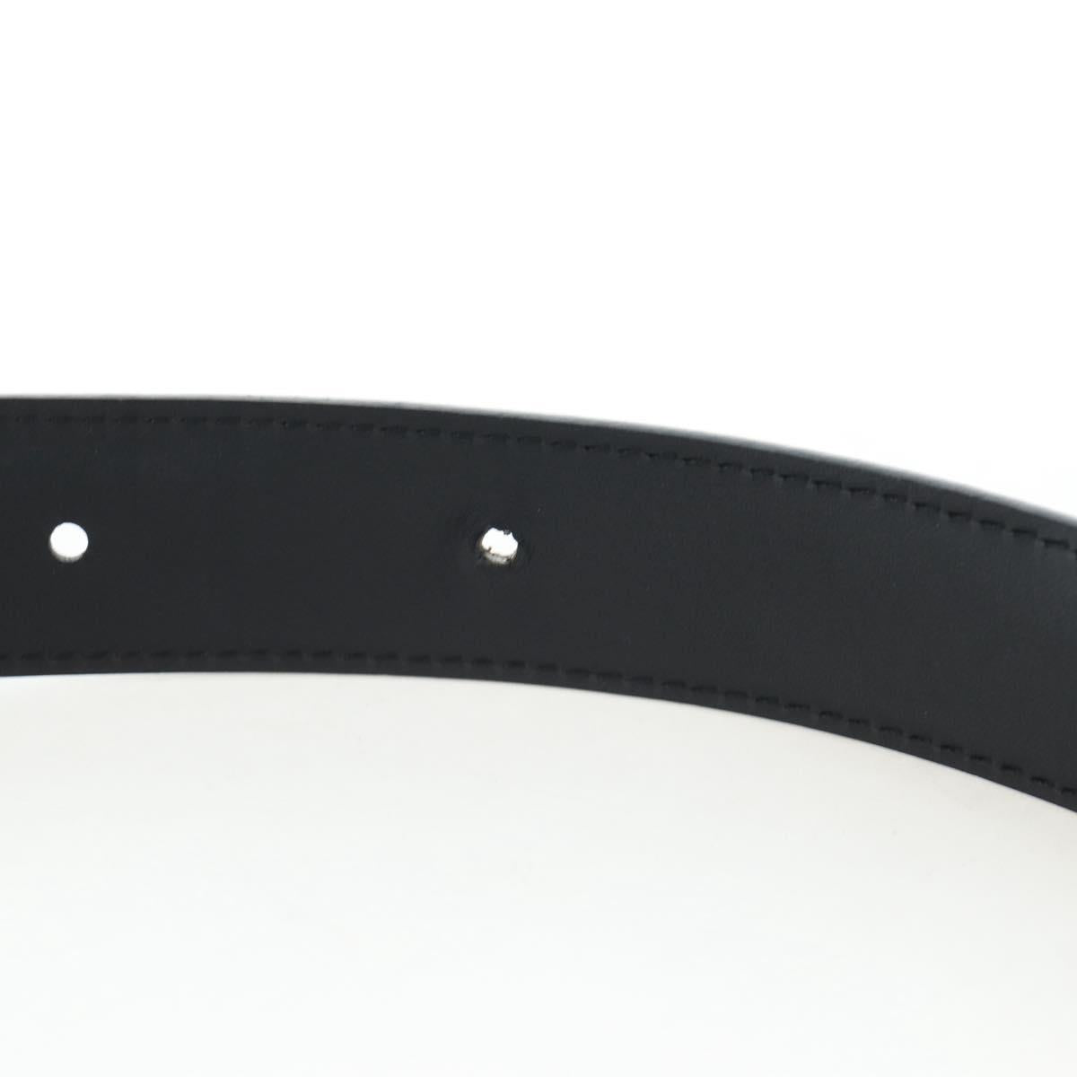 LOUIS VUITTON Multicolor Ceinture LV Cut Belt Black LV Auth am12148A
