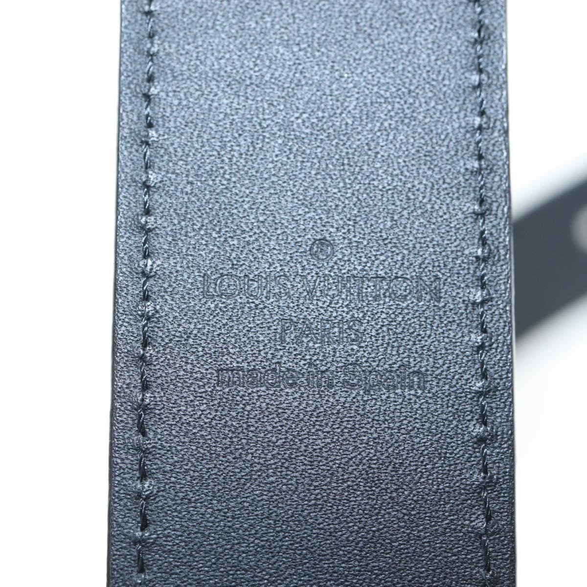 LOUIS VUITTON Multicolor Ceinture LV Cut Belt Black LV Auth am12148A
