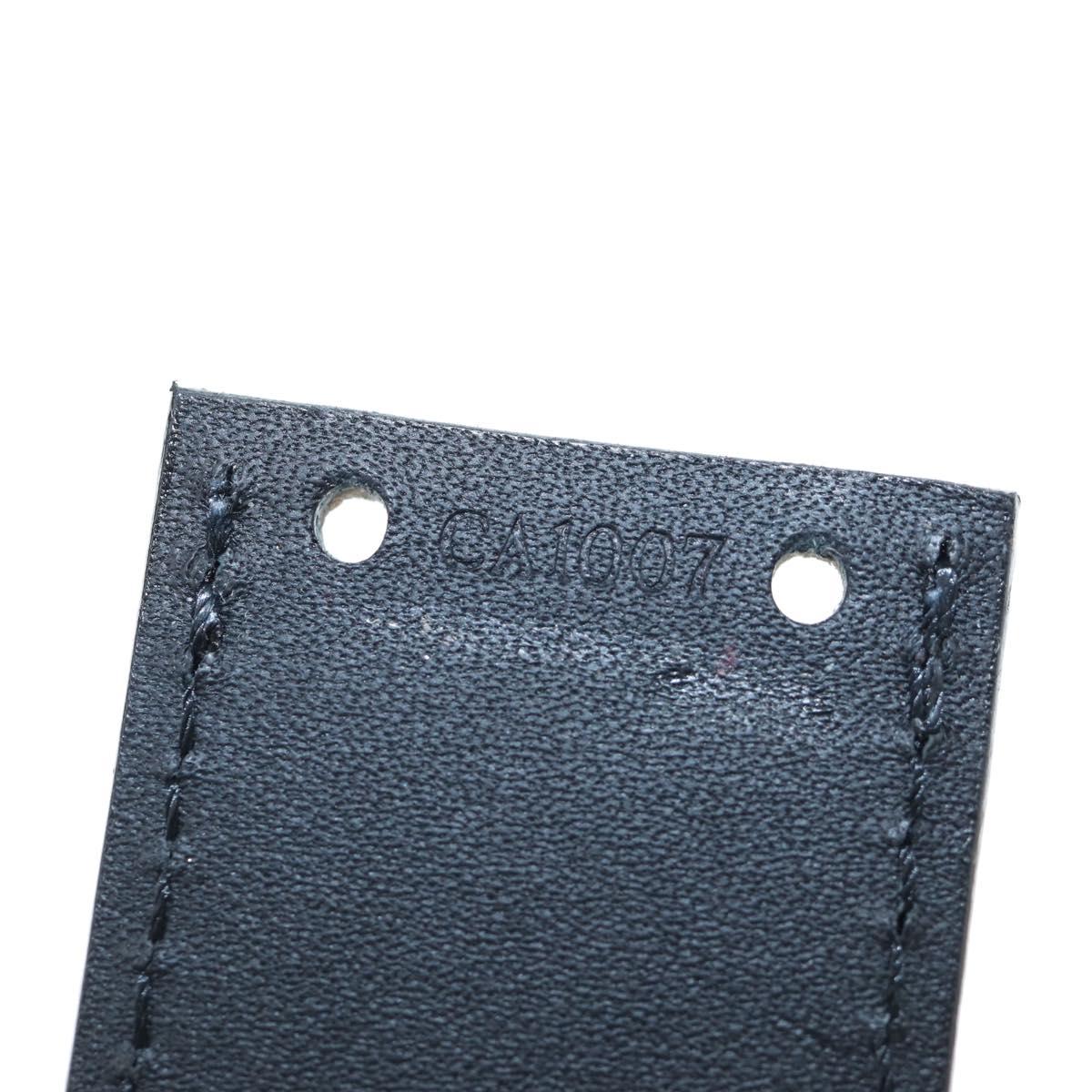 LOUIS VUITTON Multicolor Ceinture LV Cut Belt Black LV Auth am12148A