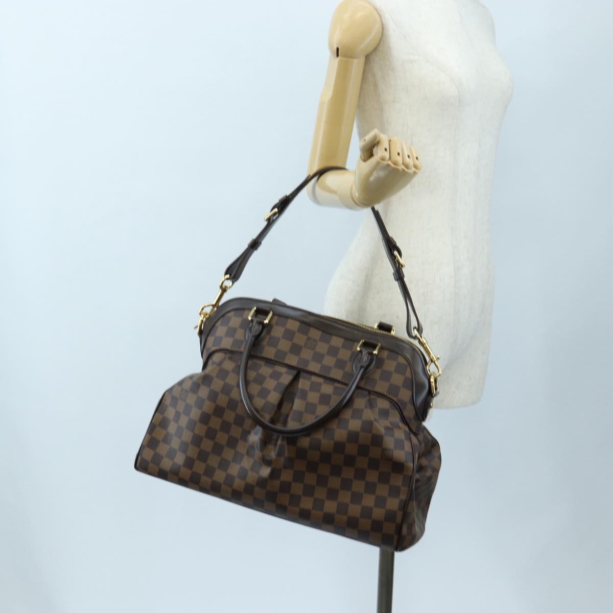 LOUIS VUITTON Damier Ebene Trevi PM Hand Bag 2way N51997 LV Auth am12149M