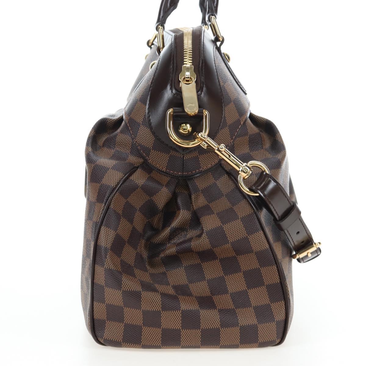 LOUIS VUITTON Damier Ebene Trevi PM Hand Bag 2way N51997 LV Auth am12149M