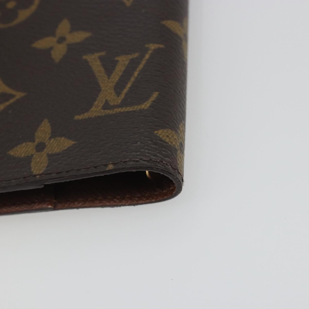 LOUIS VUITTON Monogram Agenda PM Day Planner Cover R20005 LV Auth am12167A