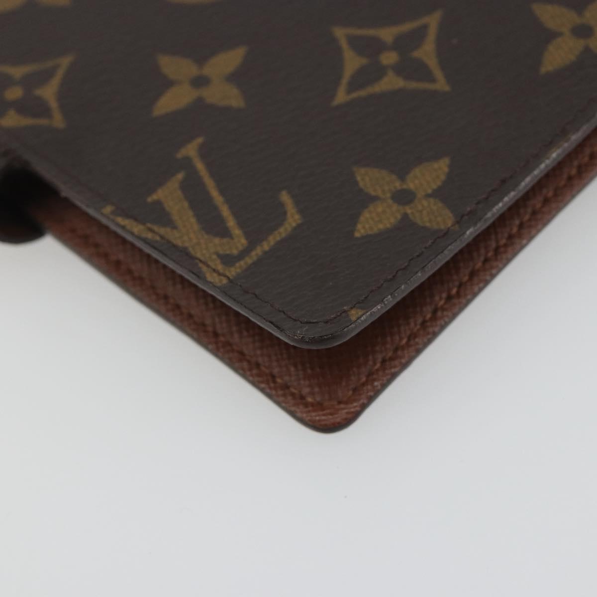 LOUIS VUITTON Monogram Agenda PM Day Planner Cover R20005 LV Auth am12167A