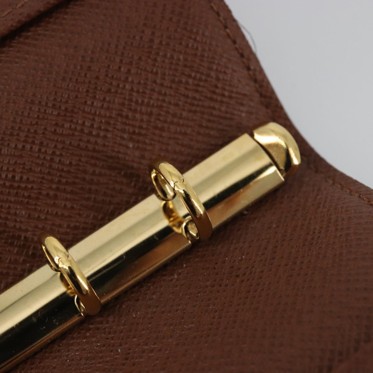 LOUIS VUITTON Monogram Agenda PM Day Planner Cover R20005 LV Auth am12167A