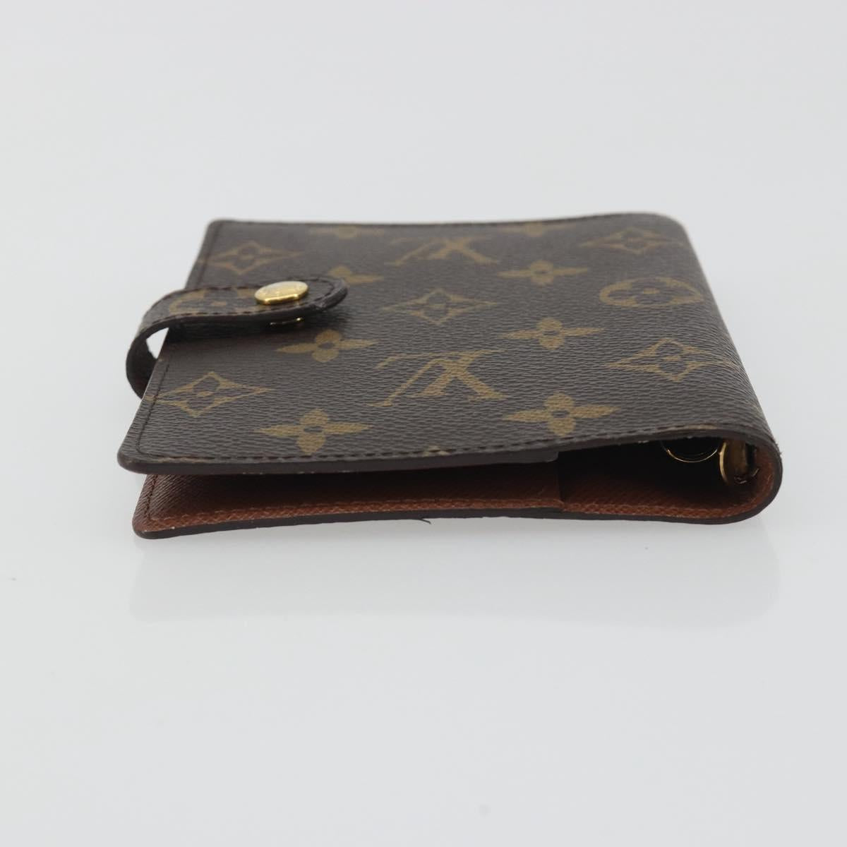 LOUIS VUITTON Monogram Agenda PM Day Planner Cover R20005 LV Auth am12167A