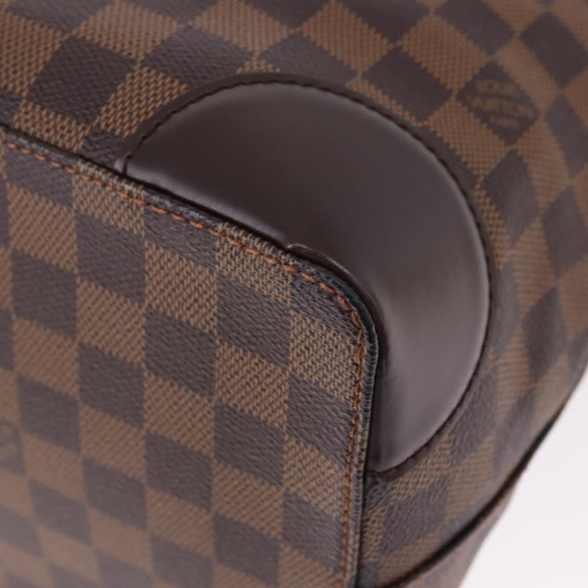 LOUIS VUITTON Damier Ebene Hampstead MM Tote Bag N51204 LV Auth am12171V