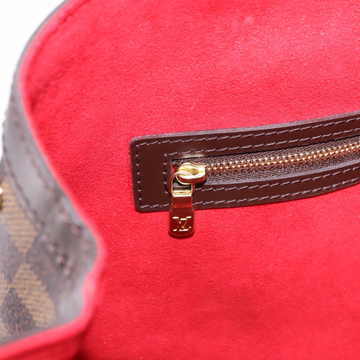 LOUIS VUITTON Damier Ebene Hampstead MM Tote Bag N51204 LV Auth am12171V