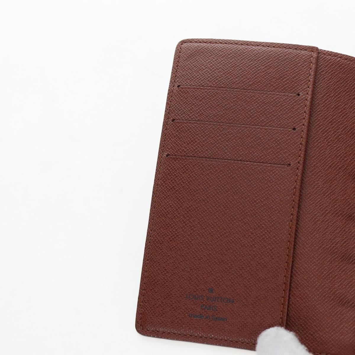 LOUIS VUITTON Monogram Agenda PM Day Planner Cover R20005 LV Auth am12172V